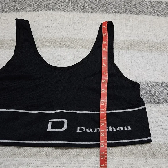 4/$20- DanShen Black Sports Bra - Picture 3 of 5